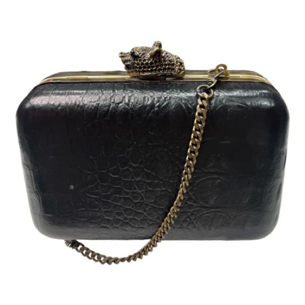 House of Harlow 1960 Leather Box Clutch